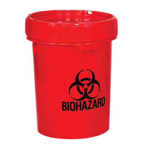 biohazard plastic containers